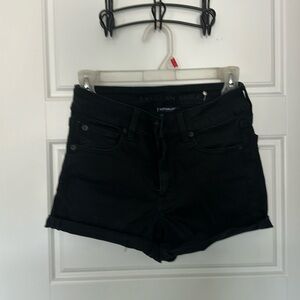 Women’s American Eagle Outfitters Hi-Rise Shortie Denim Shorts